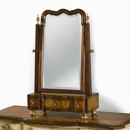 Vanity Mirror with Three Drawers